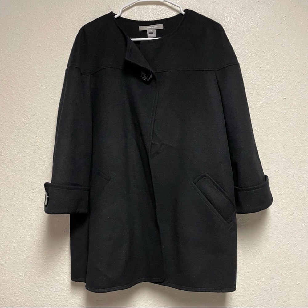 Ellen Tracy Wool blend Peacoat Jacket - Picture 1 of 15